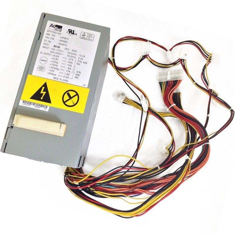AcBel 480W Power Supply, API1FS03-000, IBM Intellistation M Pro Compatible