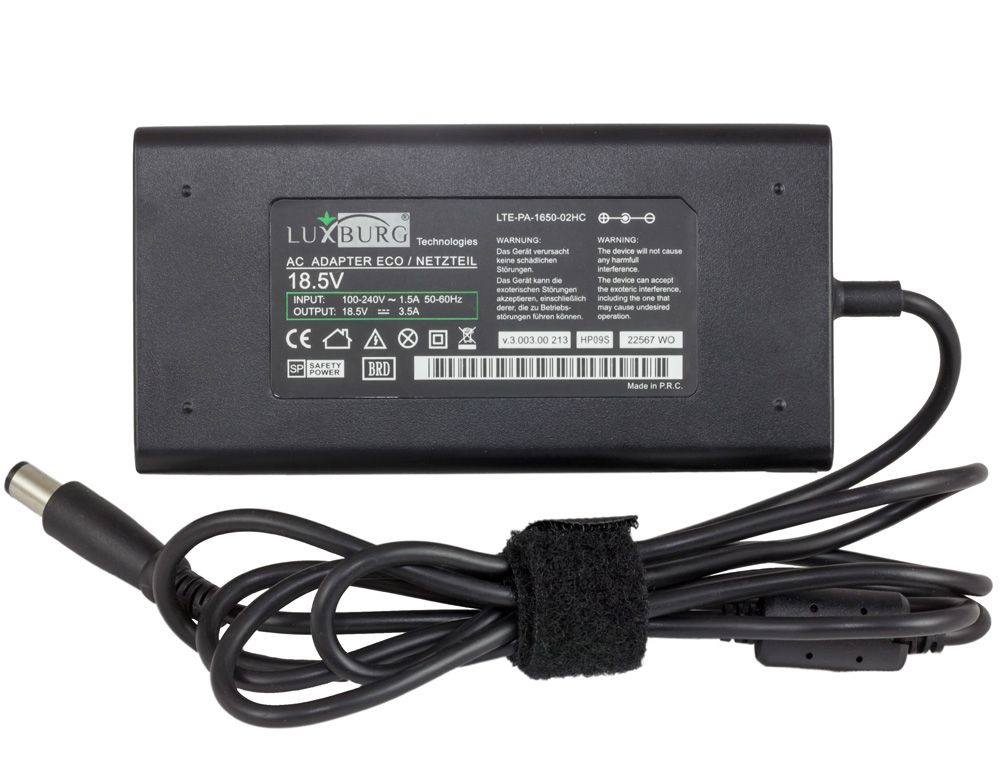 HP Luxburg SLIM Charger 65W (OmniBook 800, 5000, 2000 Series)