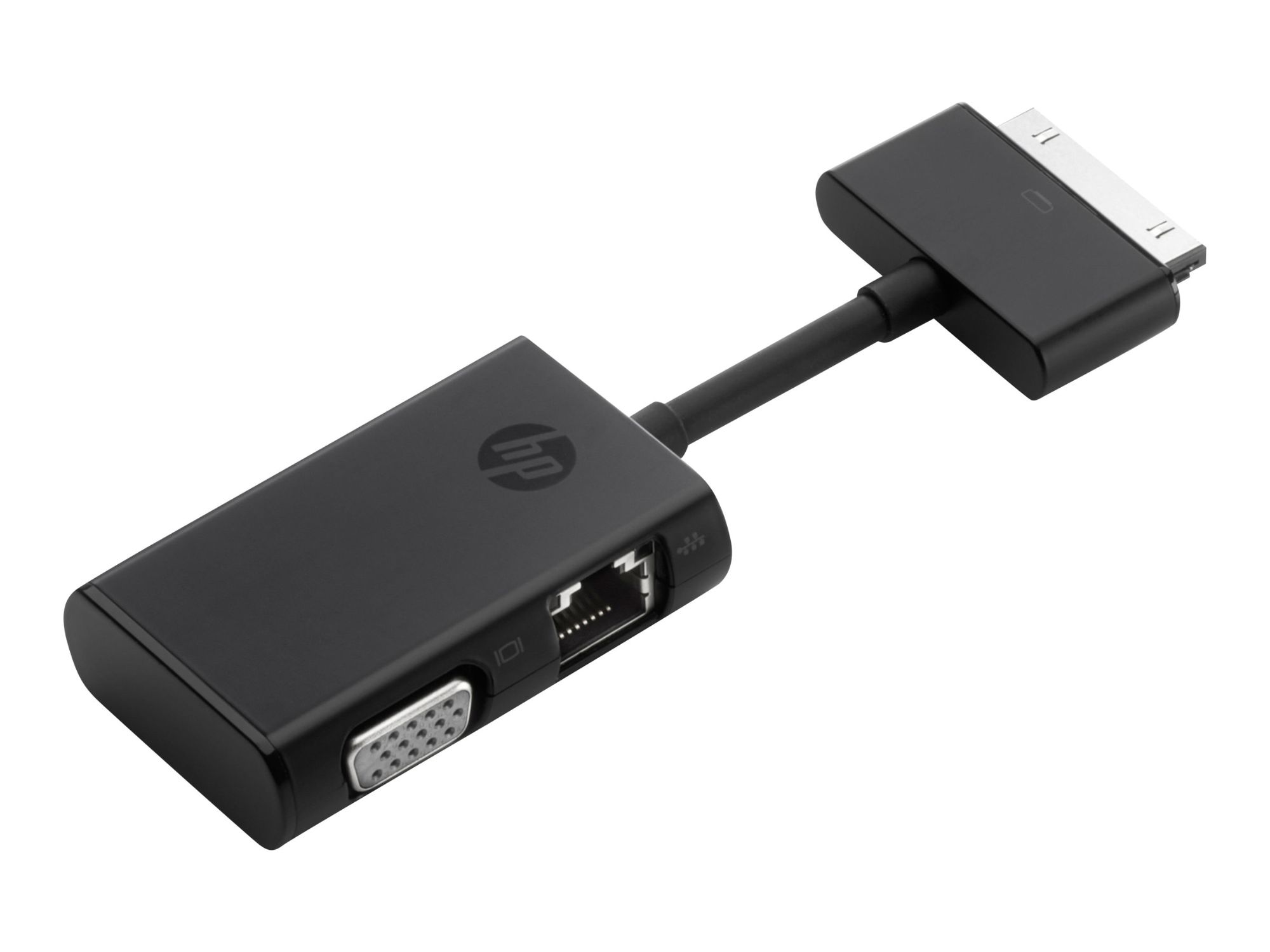 Adaptateur réseau HP - HD-15 (VGA), RJ-45 (F) vers connecteur d'accueil 70 broches (M) - 15 cm - Noir