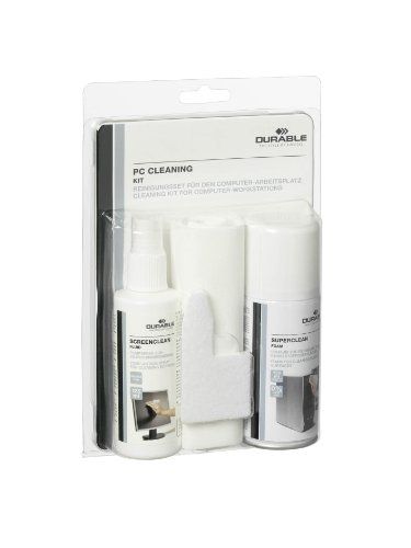 DURABLE PC Cleaning Kit - Keyboard and Monitor Cleaner