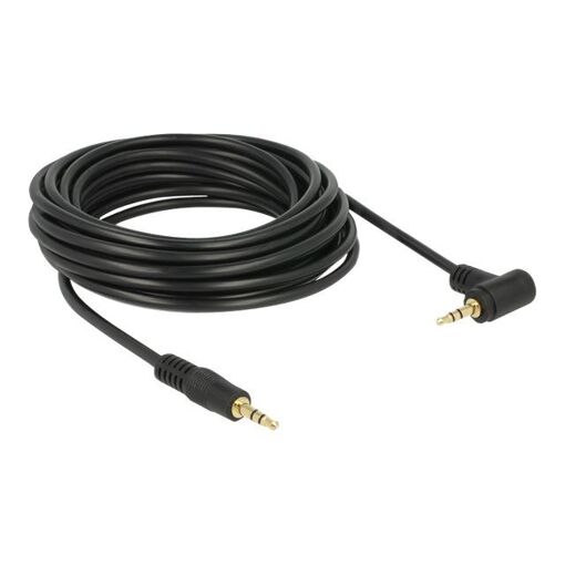 Câble audio Delock 3,5 mm stéréo - 5 m Noir
