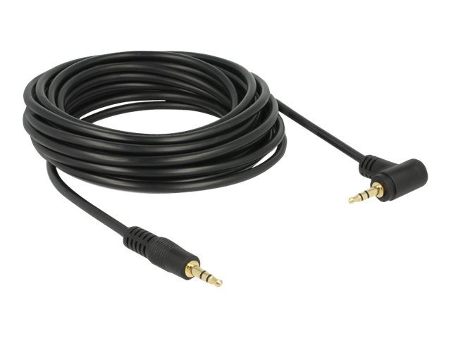 Delock 3.5mm Stereo Audio Cable - 5m Black