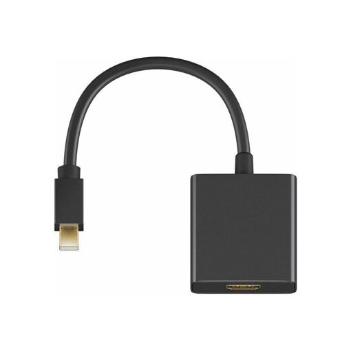 Câble adaptateur MicroConnect - Mini DisplayPort mâle vers HDMI femelle - 15 cm - Noir - Passif, compatible 4K