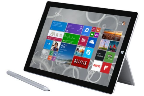 Microsoft Surface Pro 3 - Tablet - Core i3 4020Y / 1.5GHz - Win 8.1 Pro 64-bit - 4GB RAM - 64GB SSD - 12" Full HD+ Touchscreen - Intel HD Graphics 4200 - Wi-Fi - Silver