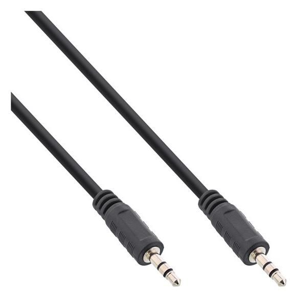 INTOS ELECTRONIC InLine Audio Cable, 3.5mm Stereo Male to Male, 1.2m