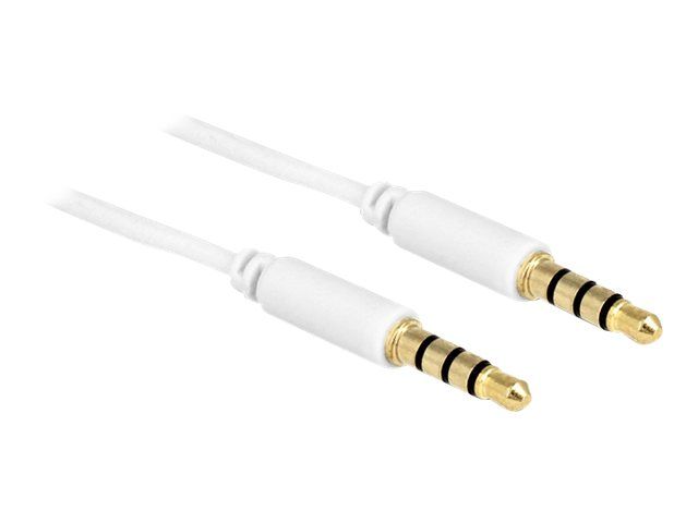 Delock Audio Cable - 50cm, White