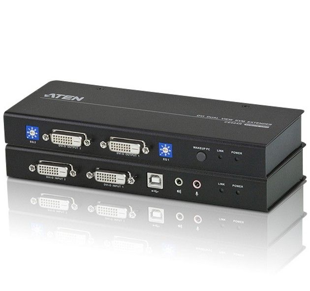 ATEN CE 604 USB Extension - Screen, Keyboard, Mouse, Audio and Serial - Up to 60m