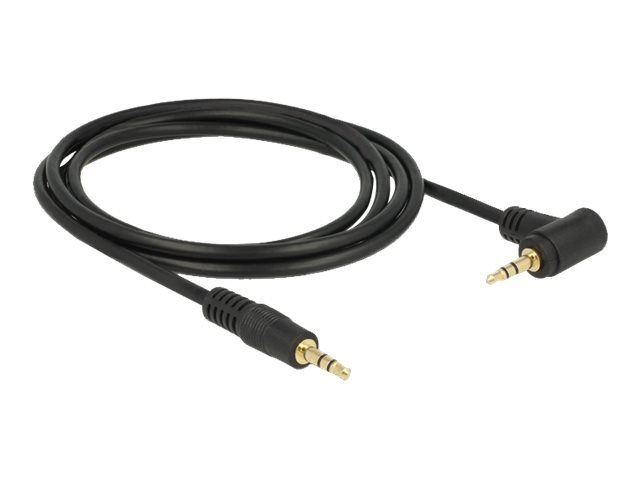 Delock 3.5mm Stereo Audio Cable - 2m, Black