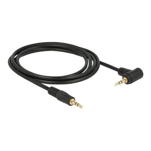 Delock 3.5mm Stereo Audio Cable - 2m, Black