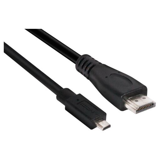 Cable HDMI Club 3D de 1 metro - Conector Micro HDMI Tipo D macho a conector HDMI macho - Compatible 4K