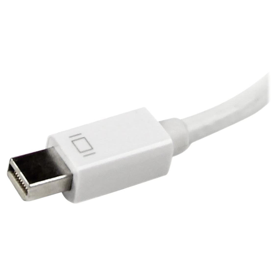 StarTech Mini DisplayPort to DVI/VGA/HDMI Travel Adapter - 3-in-1 Video Converter for MacBook Air, White
