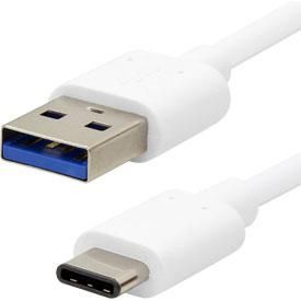 Cable de carga Moxie USB-C 2.0 1m - Blanco