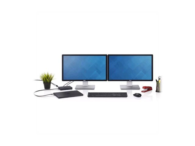 Dell WD15 Dock - USB-C Docking Station - VGA, HDMI, Mini DP - 1GbE - 130W - Switzerland