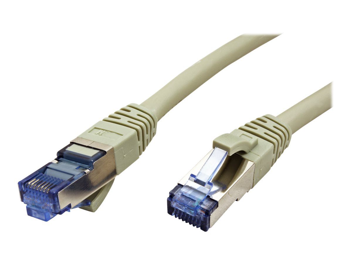 Secomp CAT 6a SFTP Cable, 3m, RJ-45 (M) to RJ-45 (M), Grey