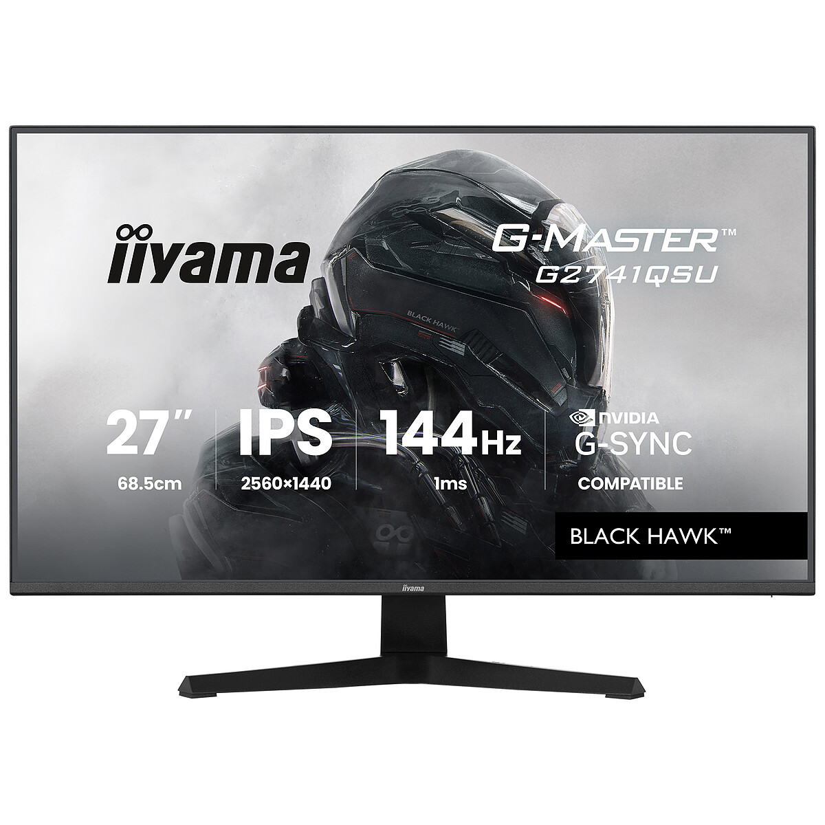 iiyama 27" LED - G-Master G2741QSU-B1 Black Hawk