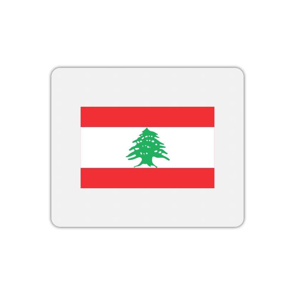 Tapis de souris rectangle imprimé drapeau du Liban - Mygoodprice
