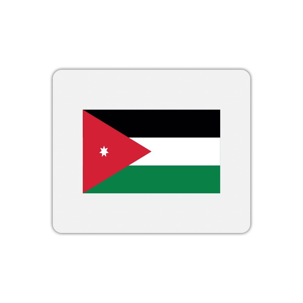 Tapis de souris rectangle Mygoodprice - Drapeau jordanie