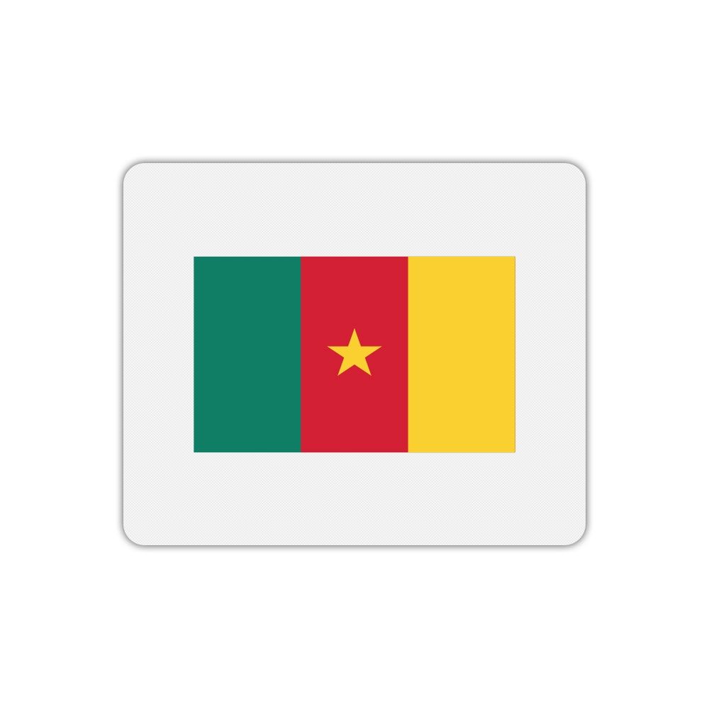 Camerun Flag Printed Rectangle Mouse Pad