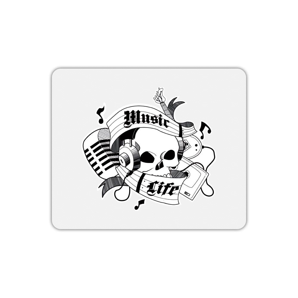 Alfombra de Ratón Rectangular Cabeza de Calavera Mygoodprice