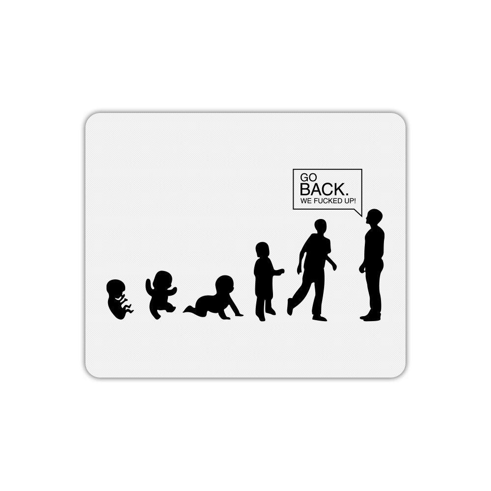 Mygoodprice Rectangle Baby Evolution Mouse Pad