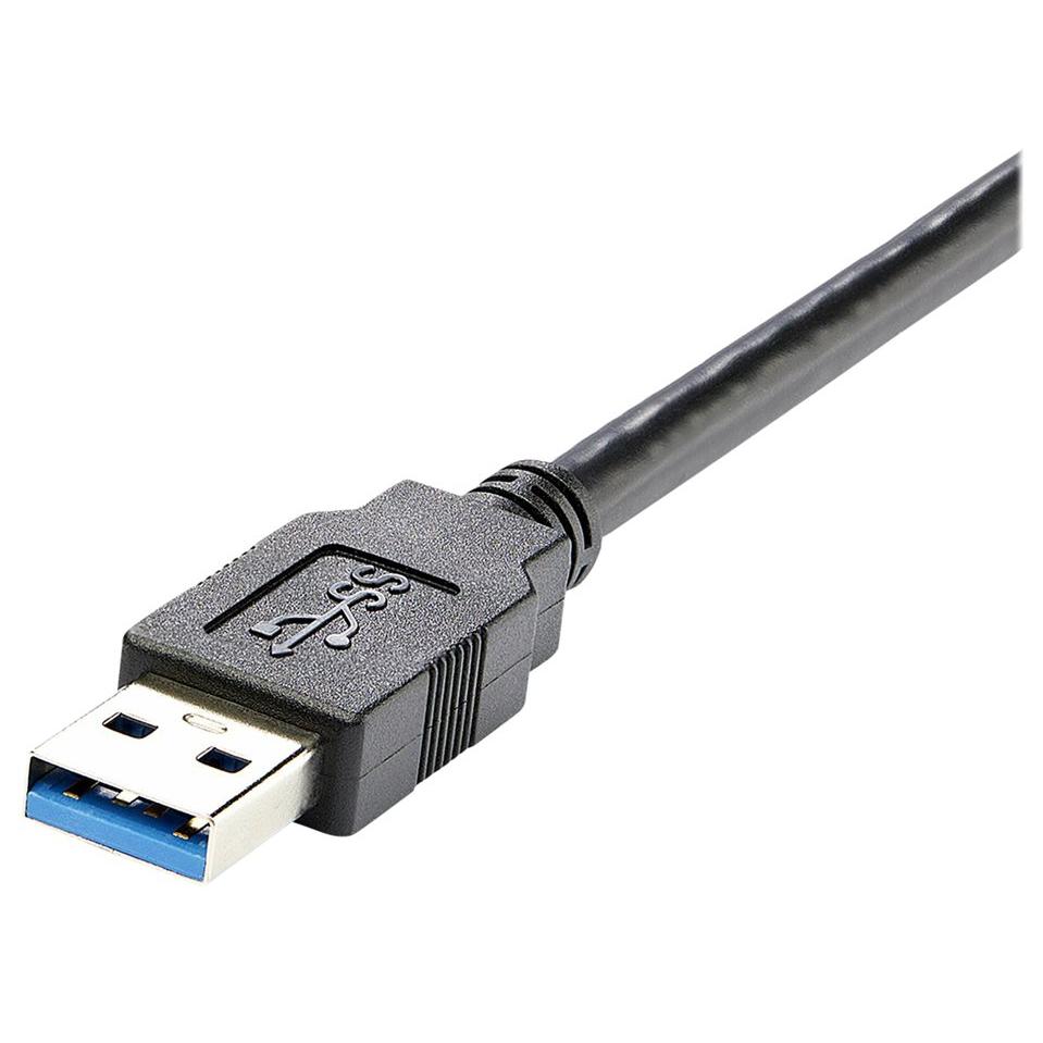 Cable de extensión StarTech.com SuperSpeed USB 3.0 - 1,5 m, adaptador USB A a A, negro