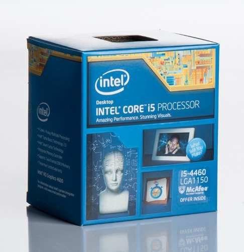 Intel Core i5-4460 Processor - 3.2GHz - 4 Cores - 4 Threads - 6MB Cache - LGA1150 Socket