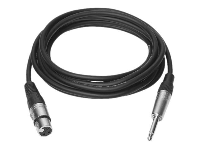 VivoLink Audio Cable - XLR3 Male to Stereo Jack Male - 5m - Black