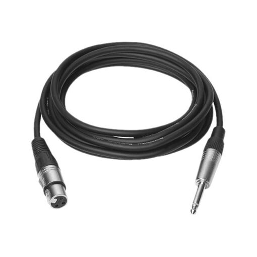 Câble audio VivoLink - XLR3 mâle à jack stéréo mâle - 5 m - Noir