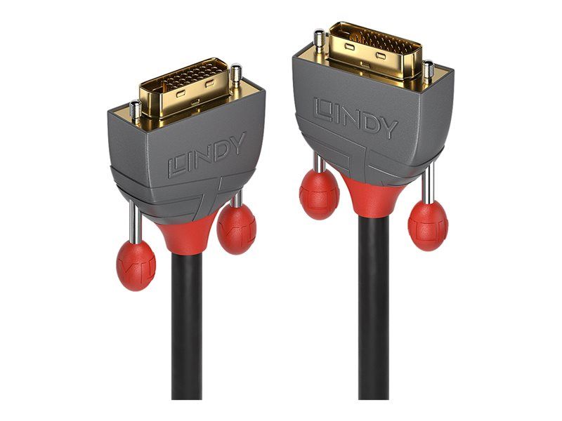 Lindy Anthra Line DVI Cable - Double Connecter - 1m - Black