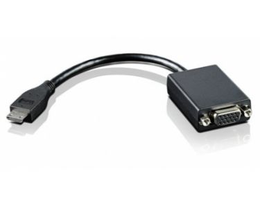 Adaptador de vídeo Lenovo - 20 cm HD-15 (VGA) hembra a tipo C mini HDMI macho