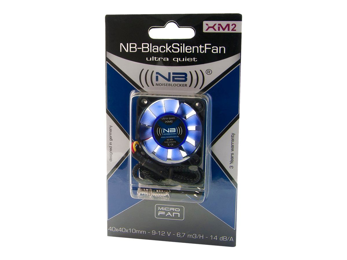 Ventilador para chasis Blacknoise BlackSilentFan XM2 40 mm