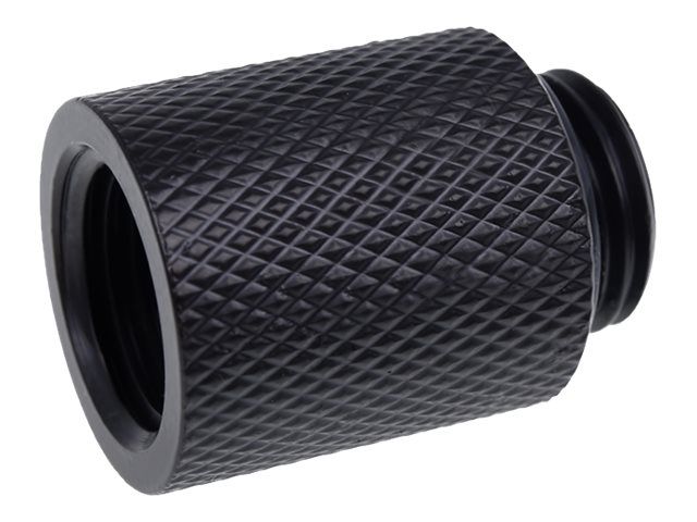 Alphacool Eiszapfen Connector Extension - Liquid Cooling Fitting - Deep Black