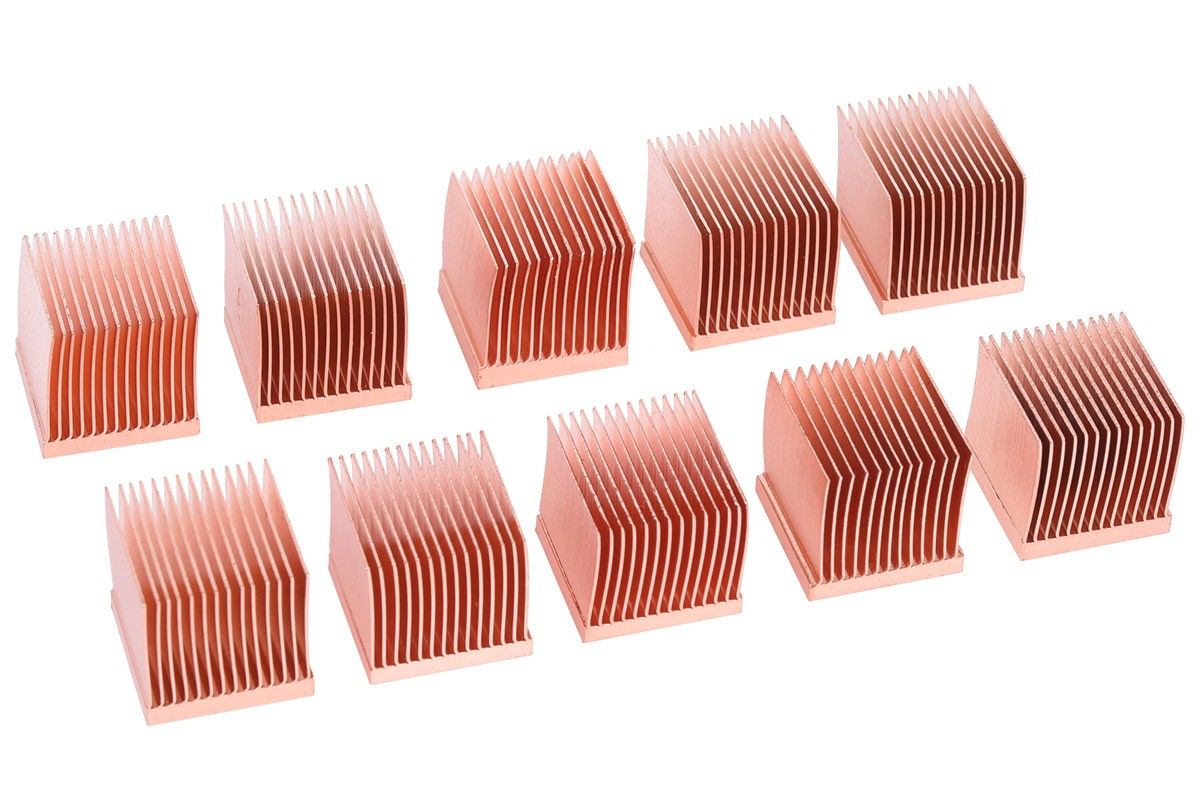Alphacool GPU RAM Copper Heatsinks 14x14mm - 10 Pack