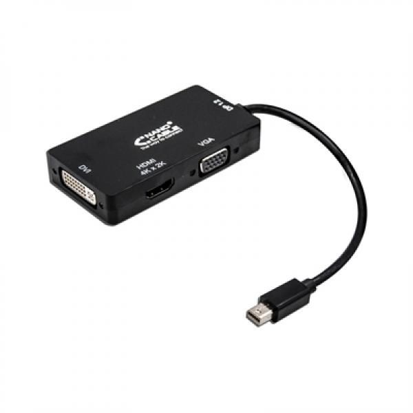 NanoCable 0.5ft Video Cable and Adapter Black