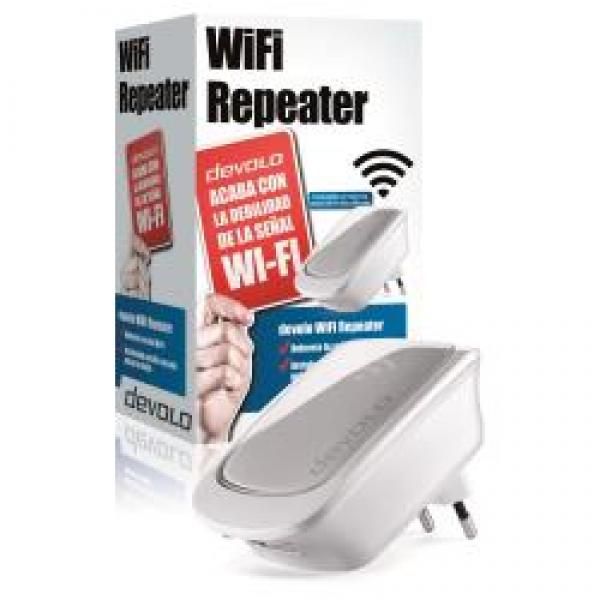 Devolo WiFi Repeater, 10/100 Mbit/s, Silver/White