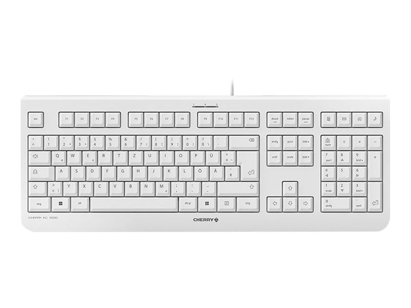 Cherry KC 1000 Keyboard - German - Light Gray