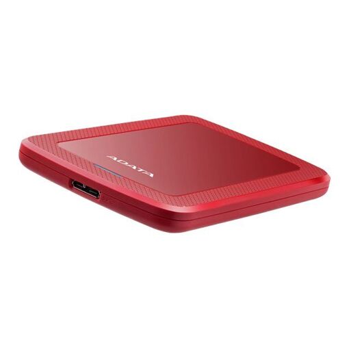 ADATA HV300 - 1TB External Portable Hard Drive - USB 3.1 - AES 256-bit Encryption - Red