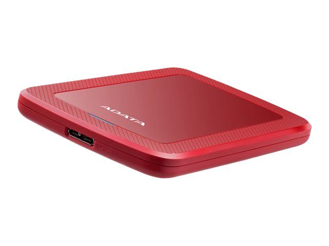 ADATA HV300 - 1TB External Portable Hard Drive - USB 3.1 - AES 256-bit Encryption - Red