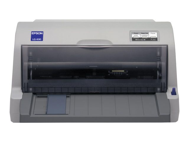 Epson LQ 630 Matrix Printer - Black & White - 360 x 180 dpi - 24 Pin - Up to 360 chars/sec - Parallel, USB 2.0