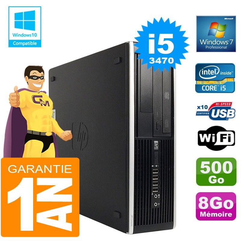 HP Compaq Elite 8300 SFF Desktop Computer