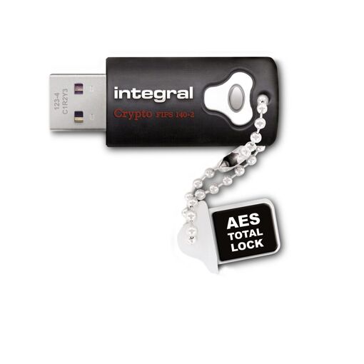 Integral Memory Encrypted USB Drive - 32GB - USB 3.0 - FIPS 140-2 Level 2