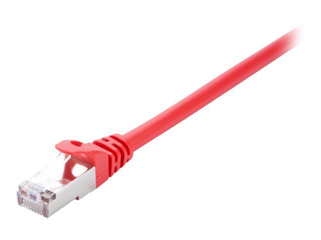 V7 Network Cable - 5m - RJ-45 (M) to RJ-45 (M) - STP - CAT 6 - Red