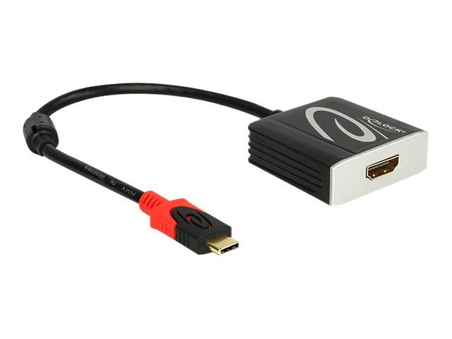 Delock External Video Adapter - RTD2171U - USB-C to HDMI - Black