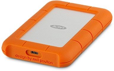 Lacie Rugged USB-C External Hard Drive 4TB