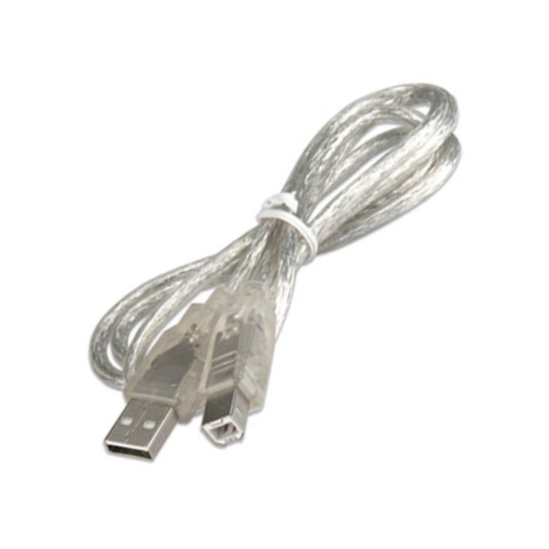 Connectland USB-A to USB-B Cable (V2-AB-3M) - 3 Meter, Silver