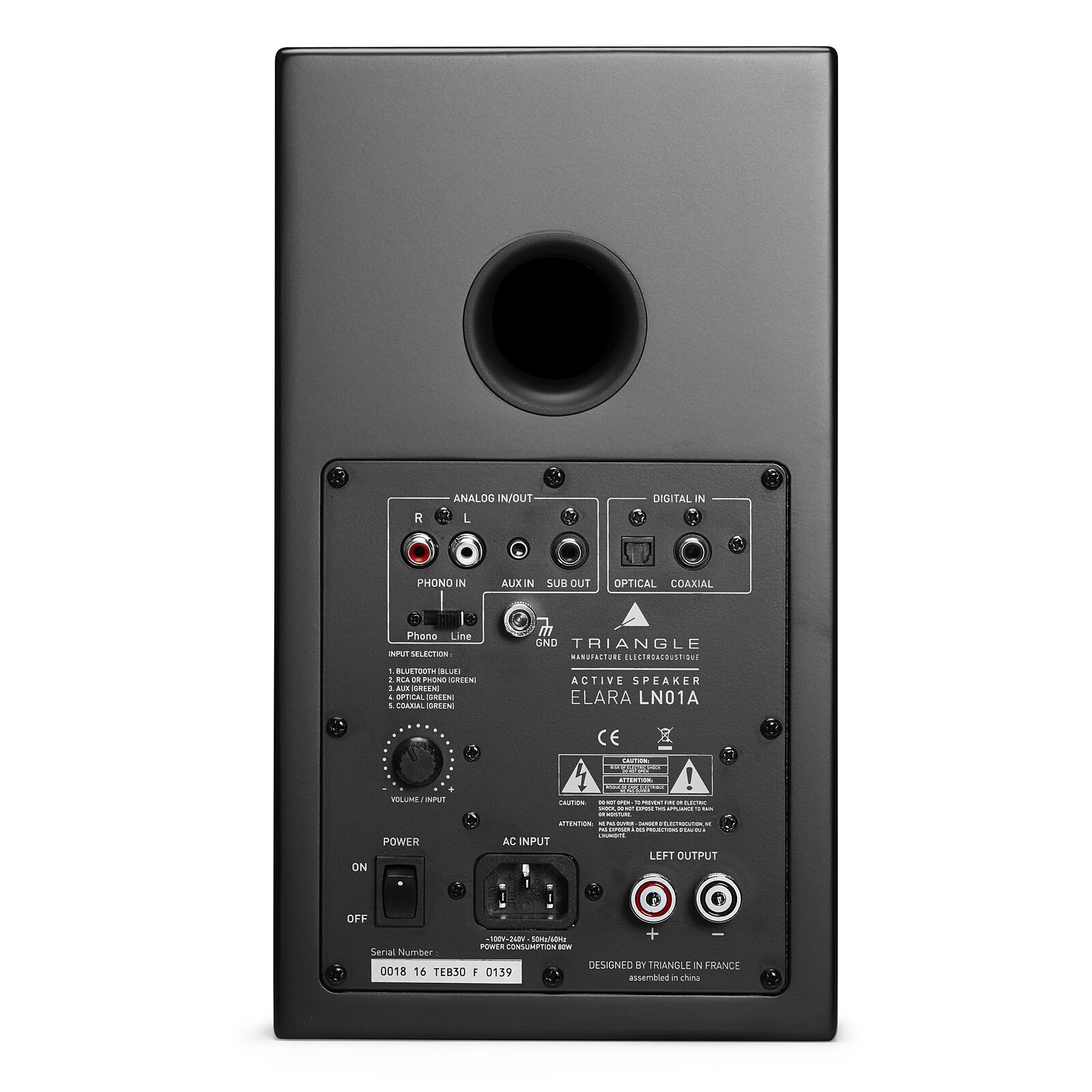 Elara Triangle LN01A Matt Black
