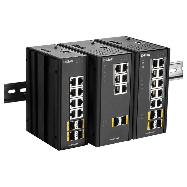 D-Link DIS 300G-12SW - Managed Switch - 8 x 10/100/1000 + 4 x 100/1000 SFP