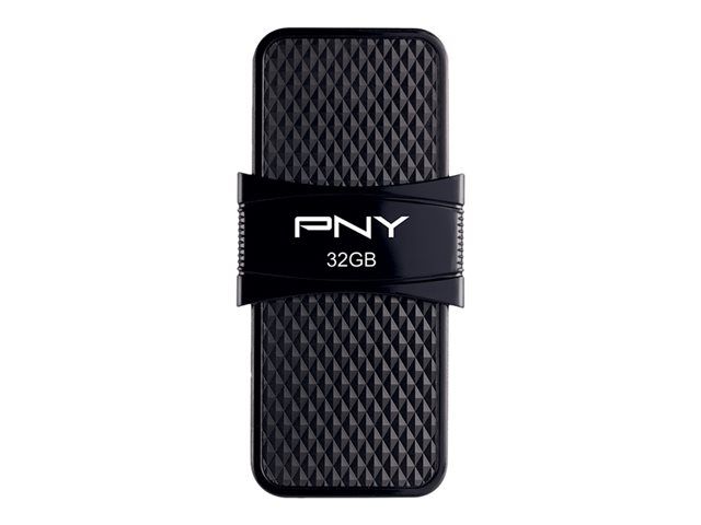 PNY Duo-Link On-the-Go USB Flash Drive - 32GB - USB 3.1/Micro USB