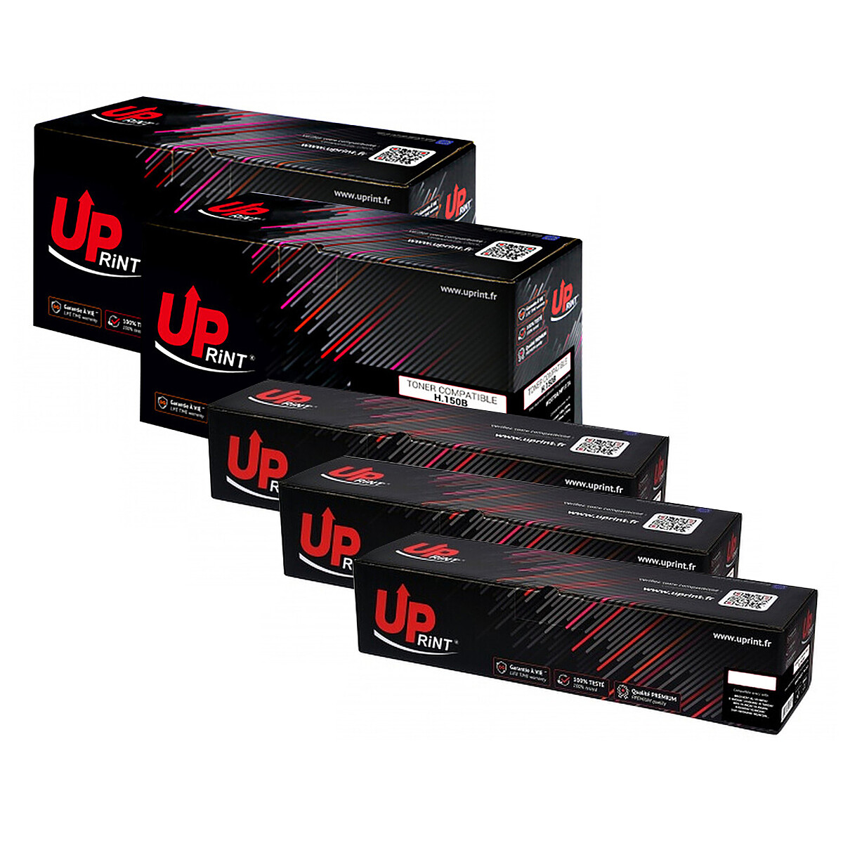 UPrint Multipack Couleur 5x toners compatibles HP 117A (2x Noir + 1x Cyan + 1x Jaune + 1x Magenta)