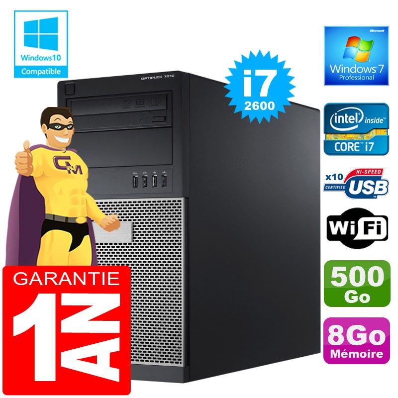 Dell 7010 MT (Tower) Core i7-2600 3.4GHz Desktop PC